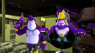 No, I just, you look so
much larger on the big screen. - Panda vs. Aliens