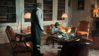 No, I was just reading
"The Financial Times." - Irma Vep