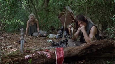 No, I mean a real drink. - The Walking Dead
