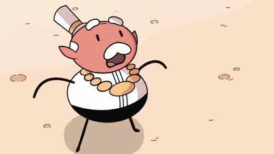 -No, I--
-[meowing] - Hilda