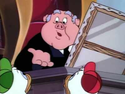 -No, I--
-Now, Mr. McDuck, - DuckTales