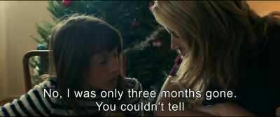 No, I was only three months gone.
You couldn't tell. - An Impossible Love