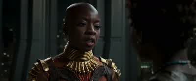 No. I save my country. - Black Panther