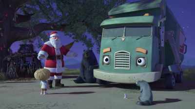 No. I should be the one saying thank you. - A Trash Truck Christmas