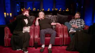 No, I think there's something
attached to that lady's hand. - The Osbournes Want to Believe
