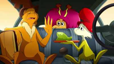 No! I will not eat them in a car. - Green Eggs and Ham