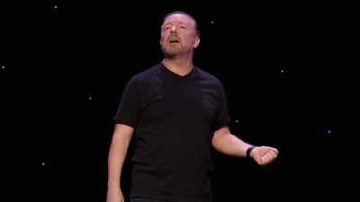 No, I'd be a real lesbian
called Vicky Gervais, - Ricky Gervais: SuperNature