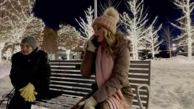 No, I'm actually walking
downtown with Kathy. - A Fireman for Christmas