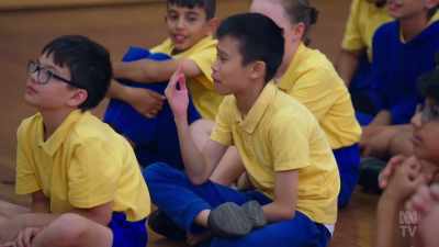 No, I'm not!
Nope. No, it's the tutor. - The School That Tried to End Racism