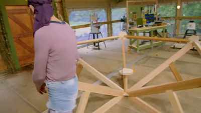 No, this isn't wobbly, - Handmade: Britain's Best Woodworker