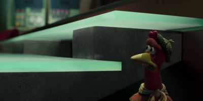 No, it was his mind. - Chicken Run: Dawn of the Nugget