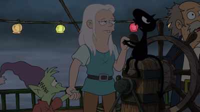 No, it was me with my incessant
do it, do it, do it, do its. - Disenchantment