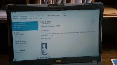 No. It's an email
from Luis Alvarez. - Legend of the Lost Locket