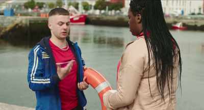 No, it's just I've got fish, you know, all over my hands and... - The Young Offenders