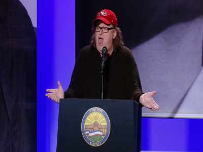 No. It's just makes me go why me - Michael Moore in TrumpLand