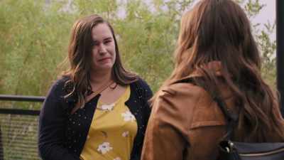 -No, it's okay.
-Are you two back together? - Murder Runs in the Family