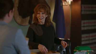 -No judgment here.
-Jo: If you prefer, - Reba McEntire's The Hammer