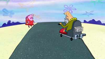 No.
Just outer space. - SpongeBob SquarePants Presents The Tidal Zone
