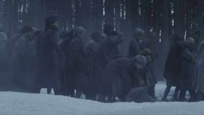 No, keep going. Go! Keep moving. - The Tattooist of Auschwitz
