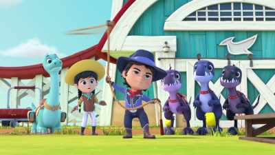 No, let me try! - Dino Ranch