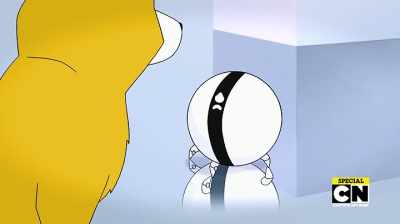 No, look! My reflection
isn't moving with me! - Infinity Train