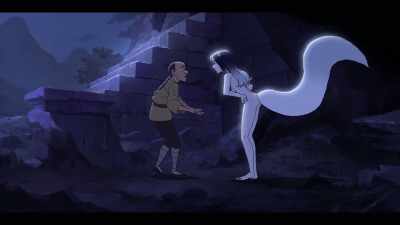 No, she lures men and feeds on them
for her evil magic. - Love & Death