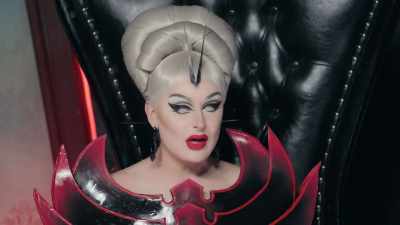 - No matter what
we throw at her, - The Boulet Brothers' Dragula: Titans