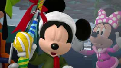 - No, Mickey, no!
- [CHUCKLES] - Mickey and Minnie Wish Upon a Christmas