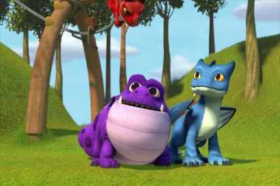 - No more squirting me with water.
- Can't guarantee that. - Dragons: Rescue Riders