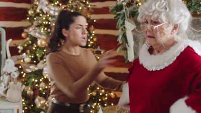 No. Mrs. Claus is
a business owner. - Laughing All the Way