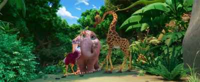No need to be shy.
One, two, three... - Jungle Beat: The Movie