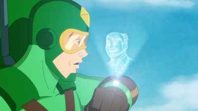 No need to shout. - Kite Man: Hell Yeah!