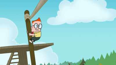 No. Never! Call the fire department
and get me down from here! - The Epic Tales of Captain Underpants