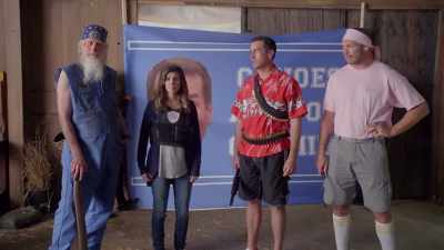 -No. No, Bric-Brac has to stay here - Rob Riggle's Ski Master Academy