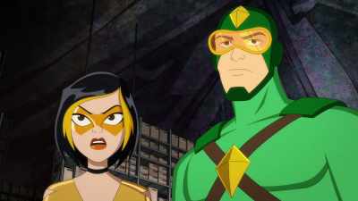 No, no, she came with the place. - Kite Man: Hell Yeah!