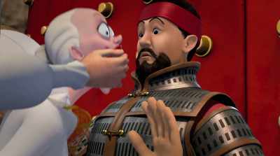 No. No free performances, remember?
Contract. Contract. - The Swan Princess: A Royal Wedding