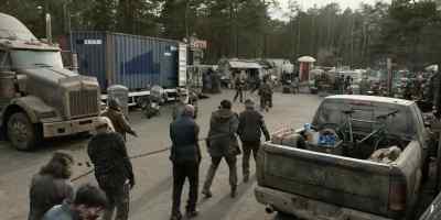 No, no.
In the party room. - The Walking Dead: Daryl Dixon