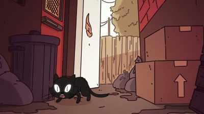 -No, no. It was bald!
-[cat meowing] - Hilda