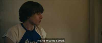 No. No, it's... it's just speed. - Halston