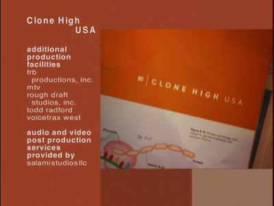 No, no, no, his head was giant,
so nobody or limbs. - Clone High