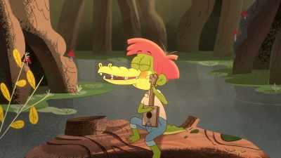 ♪ No, no, no, no, no, no, no ♪ - Arlo the Alligator Boy