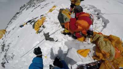 No, no, no...
Summit day... Up and down. - Kilian Jornet, Path to Everest