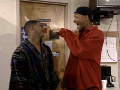 No, no, no.
That's called good show energy. - The Fresh Prince of Bel-Air