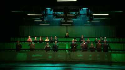 No, no! No! When the...
When the banks were in, uh, difficulties - National Theatre Live: Nye