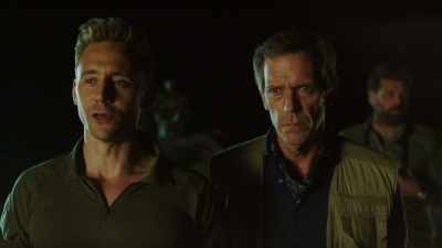 No, not at all.
I'd much rather be
up here watching, - The Night Manager