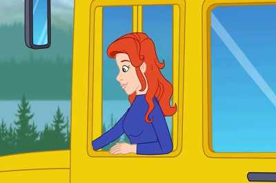 No, not goop, it's magic mortar! - The Magic School Bus Rides Again