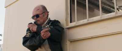 No, not "man down"!
 Stand down! Stand down! - El Camino Christmas