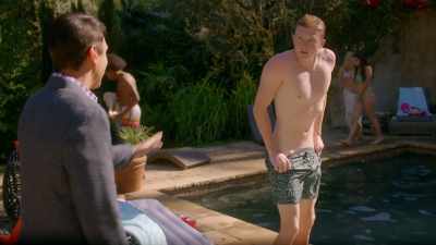 No, not out here, genius.
In the pool house. - Cobra Kai