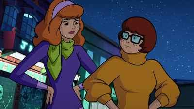 No. Oh! Shoot, though...
We don't have costumes. - Happy Halloween, Scooby-Doo!