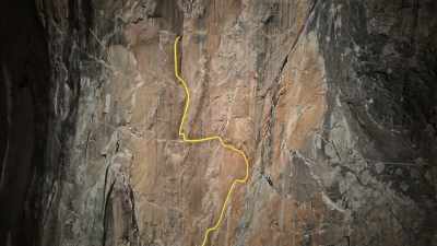 No one has ever
free-climbed the Dawn Wall. - The Dawn Wall